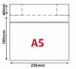 Document holder with neodymium magnets a5 landscape - image 2