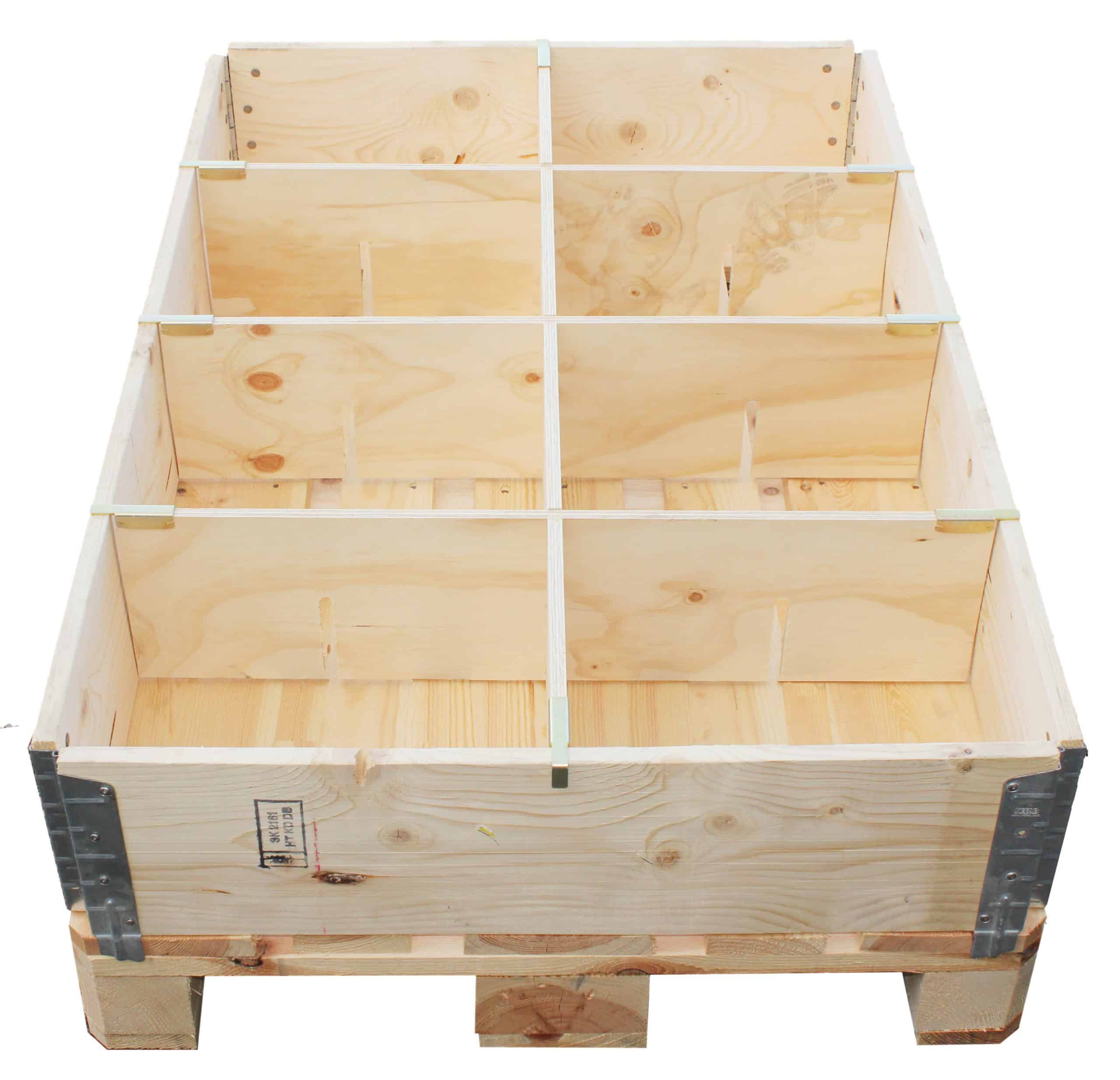 Pallet collar divider batch/8 compartments, trade dimensions 372 x 280 mm - image 3