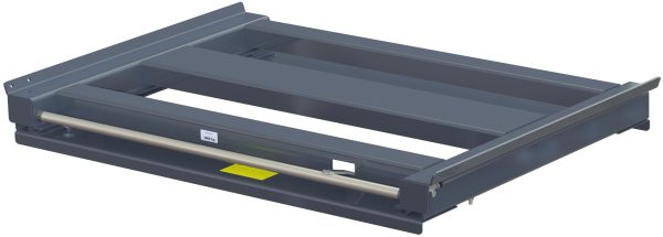 Pull-out unit for pallet rack with 70% extension ,1000 kg load capacity, rear-loaded, long-side handled eur-pallet - image 2
