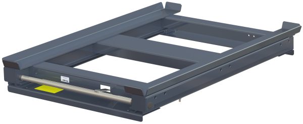 Pull-out unit for pallet rack with 70% extension ,1000 kg load capacity, front-loaded, short-side handled hmu - image 2