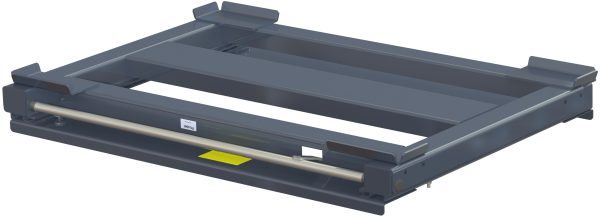 Pull-out unit for pallet rack with 70% extension ,1000 kg load capacity, front-loaded, long-side handled hmu - image 2