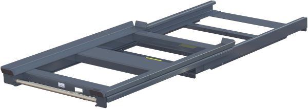11 1210-0 balkmonterad utdragsenhet med 70% utdragskapacitet, 1200 kg lastkapacitet, baklastad, kortsideshanterad hmu