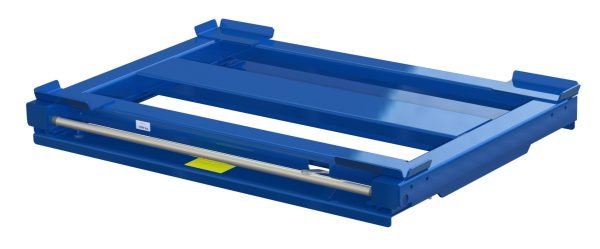 Pull-out unit for pallet rack with 70% extension ,1200 kg load capacity, front-loaded, long-side handled hmu - image 2