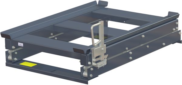 Pull-out unit for pallet rack with 70% extension ,1500 kg load capacity, front-loaded, long-side handled hmu - image 2