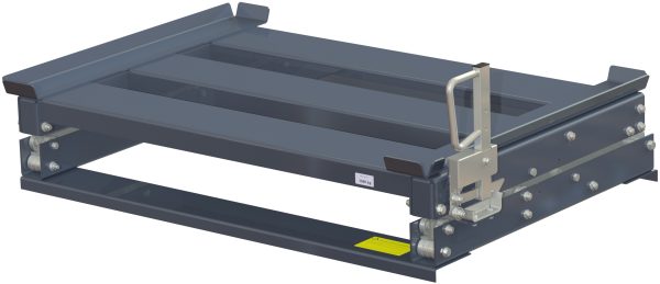 Pull-out unit for pallet rack with 70% extension ,1500 kg load capacity, front-loaded, long-side handled hmu - image 2