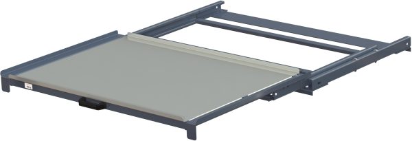 Pull-out unit with steel shelf panel. 100% extension, 200 kg load capacity, w=1200 d=800