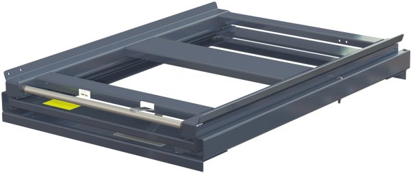Pull-out unit for pallet rack with 100% extension ,600 kg load capacity, rear-loaded, short-side handled eur-pallet - image 2