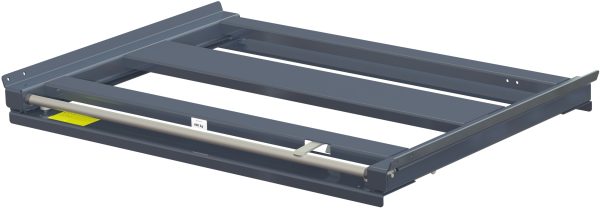 Pull-out unit for pallet rack with 70% extension ,600 kg load capacity, front-loaded, long-side handled eur-pallet - image 2