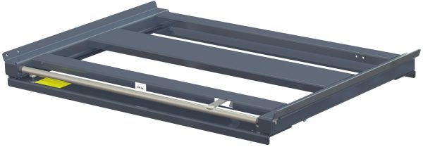 Pull-out unit for pallet rack with 70% extension ,600 kg load capacity, rear-loaded, long-side handled eur-pallet - image 2