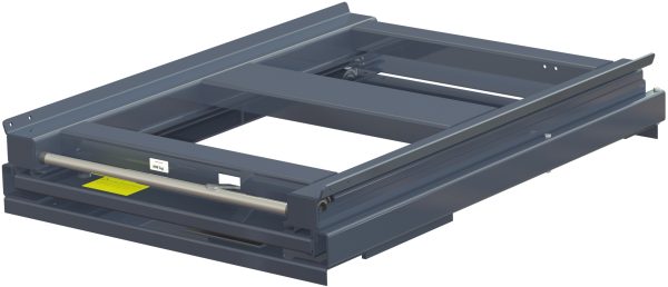 Pull-out unit for pallet rack with 100% extension ,800 kg load capacity, rear-loaded, short-side handled eur-pallet - image 2