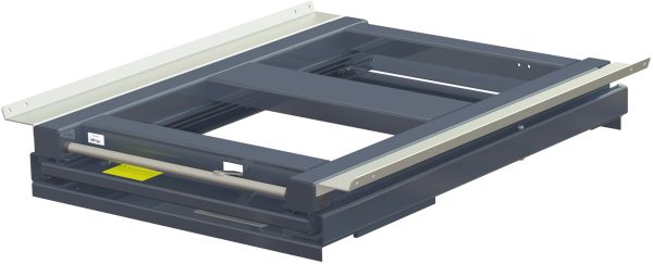 Balkmonterad utdragsenhet med 100% utdragskapacitet, 800 kg lastkapacitet, baklastad, kortsideshanterad fin - image 2