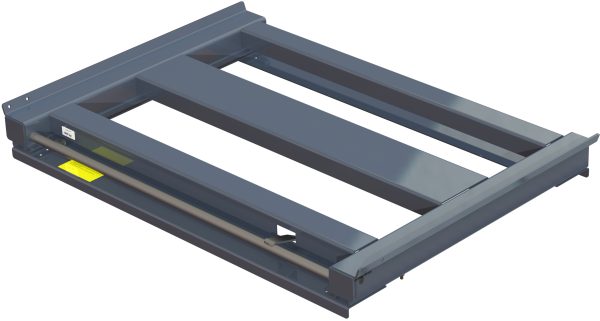 Pull-out unit for pallet rack with 70% extension ,800 kg load capacity, front-loaded, long-side handled eur-pallet - image 2