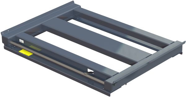 Pull-out unit for pallet rack with 70% extension ,800 kg load capacity, rear-loaded, long-side handled eur-pallet - image 2