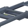 Pull-out unit for pallet rack with 100% extension ,800 kg load capacity, Rear-loaded, short-side handled HMU