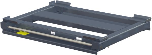 Pull-out unit for pallet rack with 70% extension ,800 kg load capacity, front-loaded, long-side handled hmu - image 2