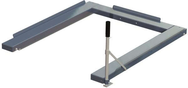Floor mounted pull-out unit ,1000 kg, front-loaded, short-side handled fin-pallet - image 2