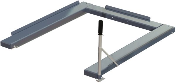 Floor mounted pull-out unit ,1200 kg, front-loaded, short-side handled fin-pallet - image 2