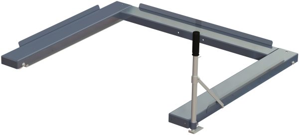 Floor mounted pull-out unit ,800 kg, front-loaded, long-side handled fin-pallet - image 2