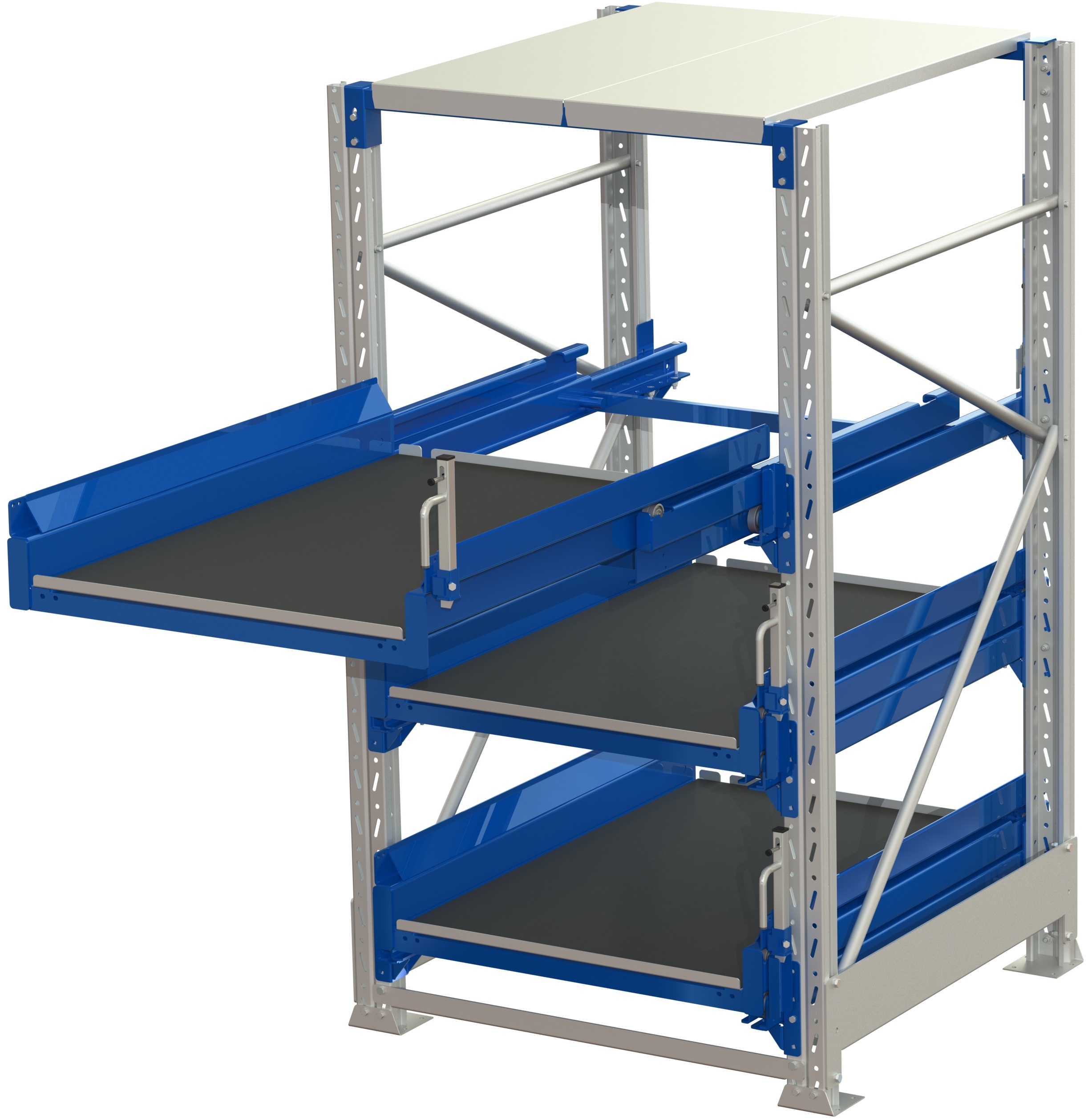 Tool storage unit(tsu), 3 shelves, 600kg 100% extendable