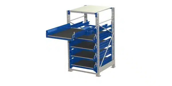 Tool storage unit(tsu), 5 shelves, 600kg 100% extendable