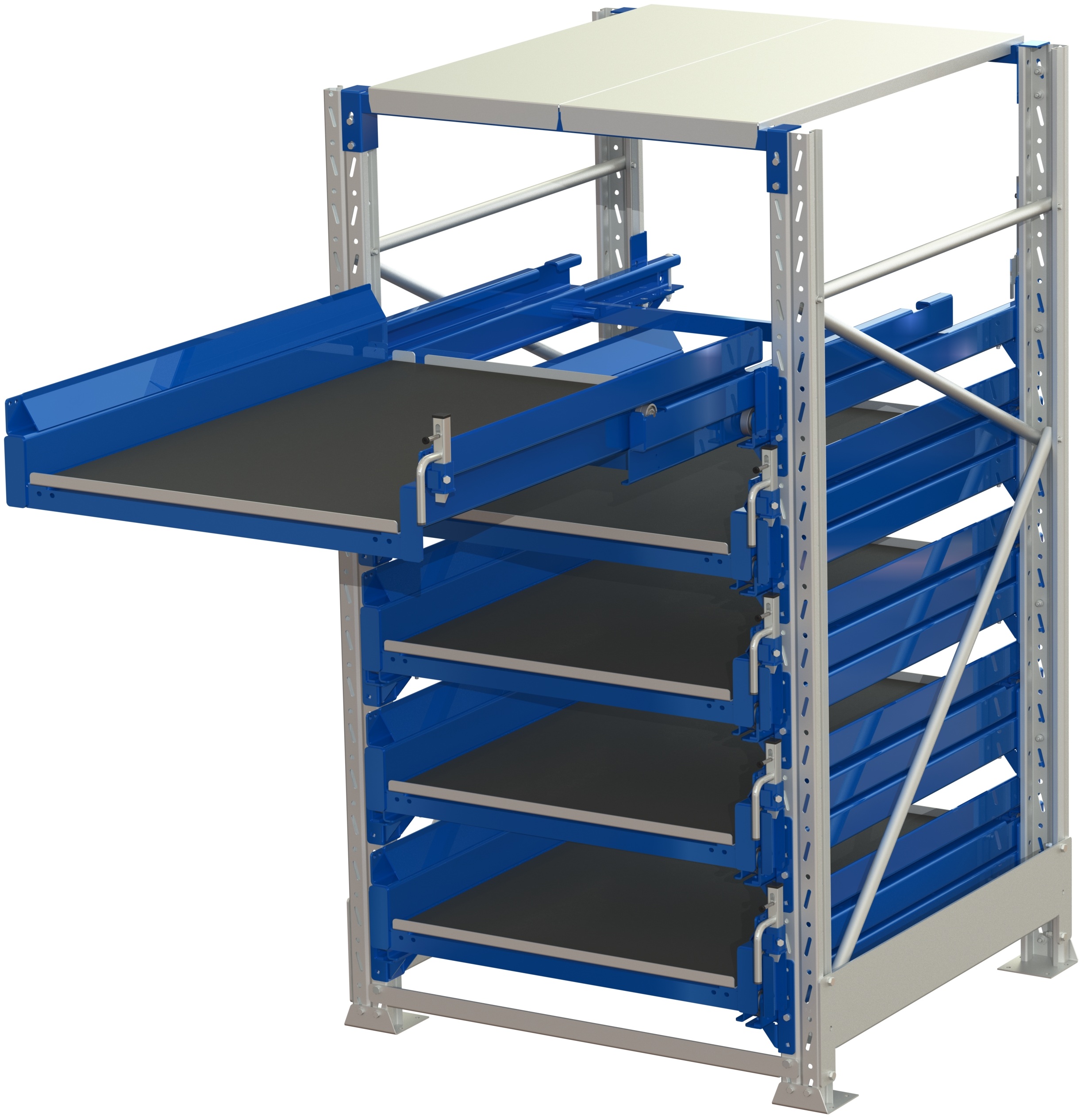Tool storage unit(tsu), 5 shelves, 600kg 100% extendable