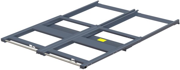 Wide beam-mounted pull-out unit 1200 kg 70% w=1700
