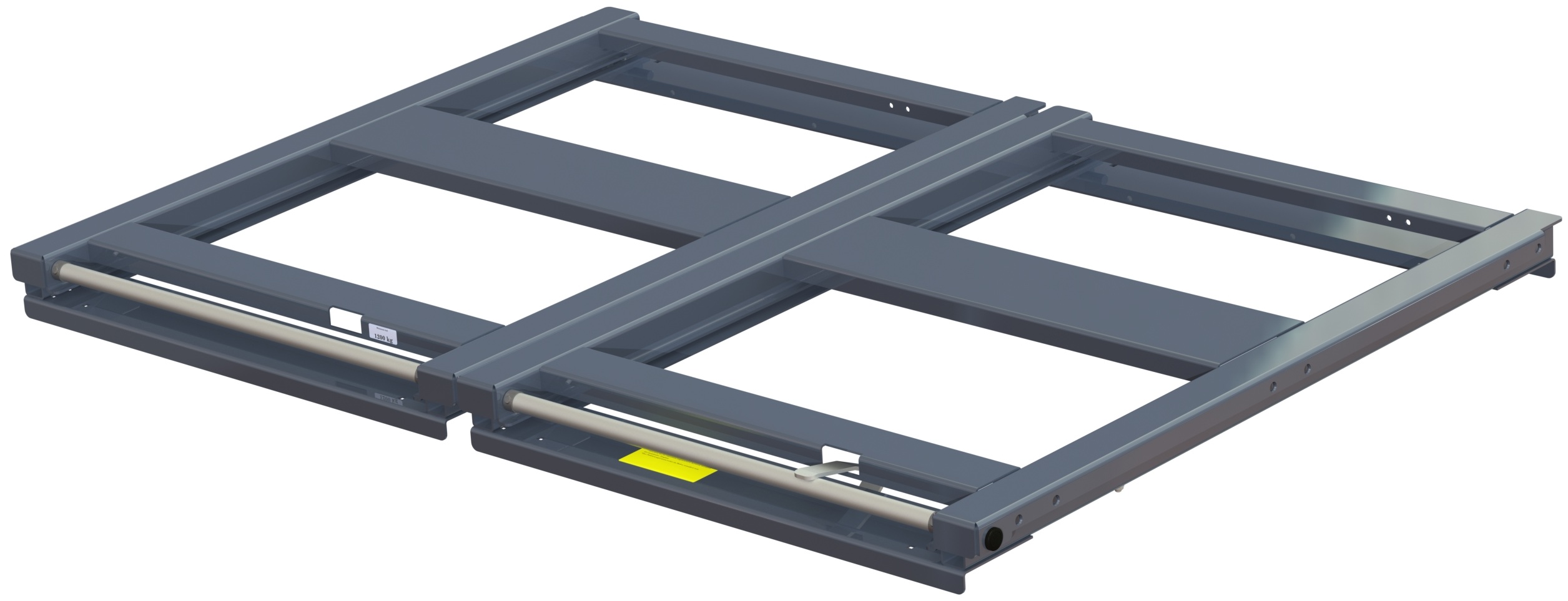 Wide beam-mounted pull-out unit 1200 kg 70% w=1700 - image 2