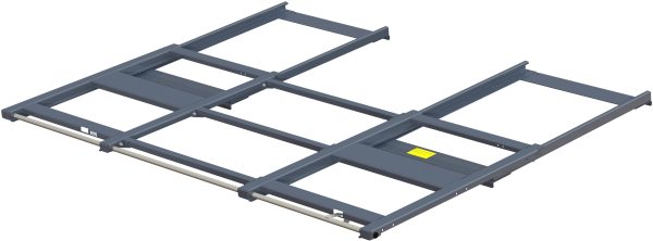 Wide beam-mounted pull-out unit 1200 kg 70% w=2600