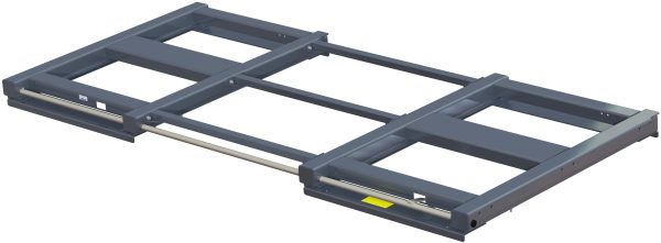 Bred utdragsenhet för skiv- & plåtmaterial  1600 kg 70% 2600x1200 balkmonterad - image 2