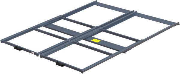 Wide beam-mounted pull-out unit 400 kg 70% w=1700