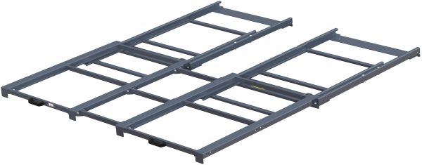 Wide beam-mounted pull-out unit 400 kg 100% w=2100