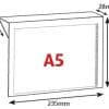 Document holder for pallet collars A5 - Image 2