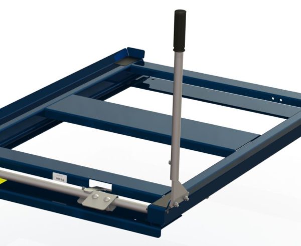 Standardhantag 700 mm balkmonterad utdragsenhet  höger sida