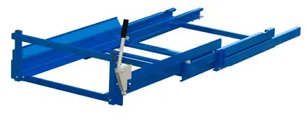 Upright mount product pull out unit