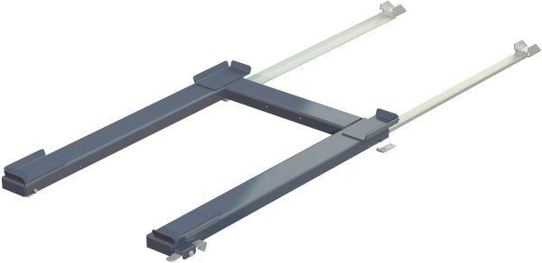 Floor mounted pull-out unit ,1200 kg, front-loaded, short-side handled hmu