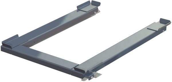Golvmonterad utdragsenhet, 1200 kg, baklastad, hmu med kortsideshandtag - image 2