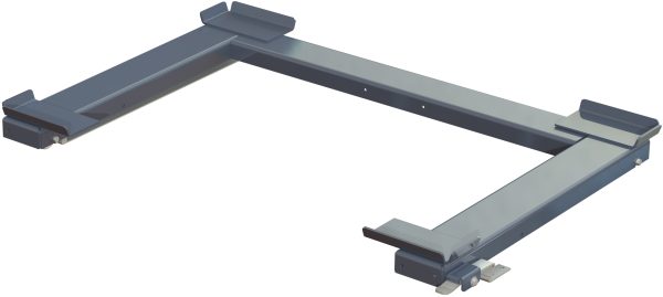 Golvmonterad utdragsenhet, 1200 kg, frontmatad, hmu med långsideshandtag - image 2