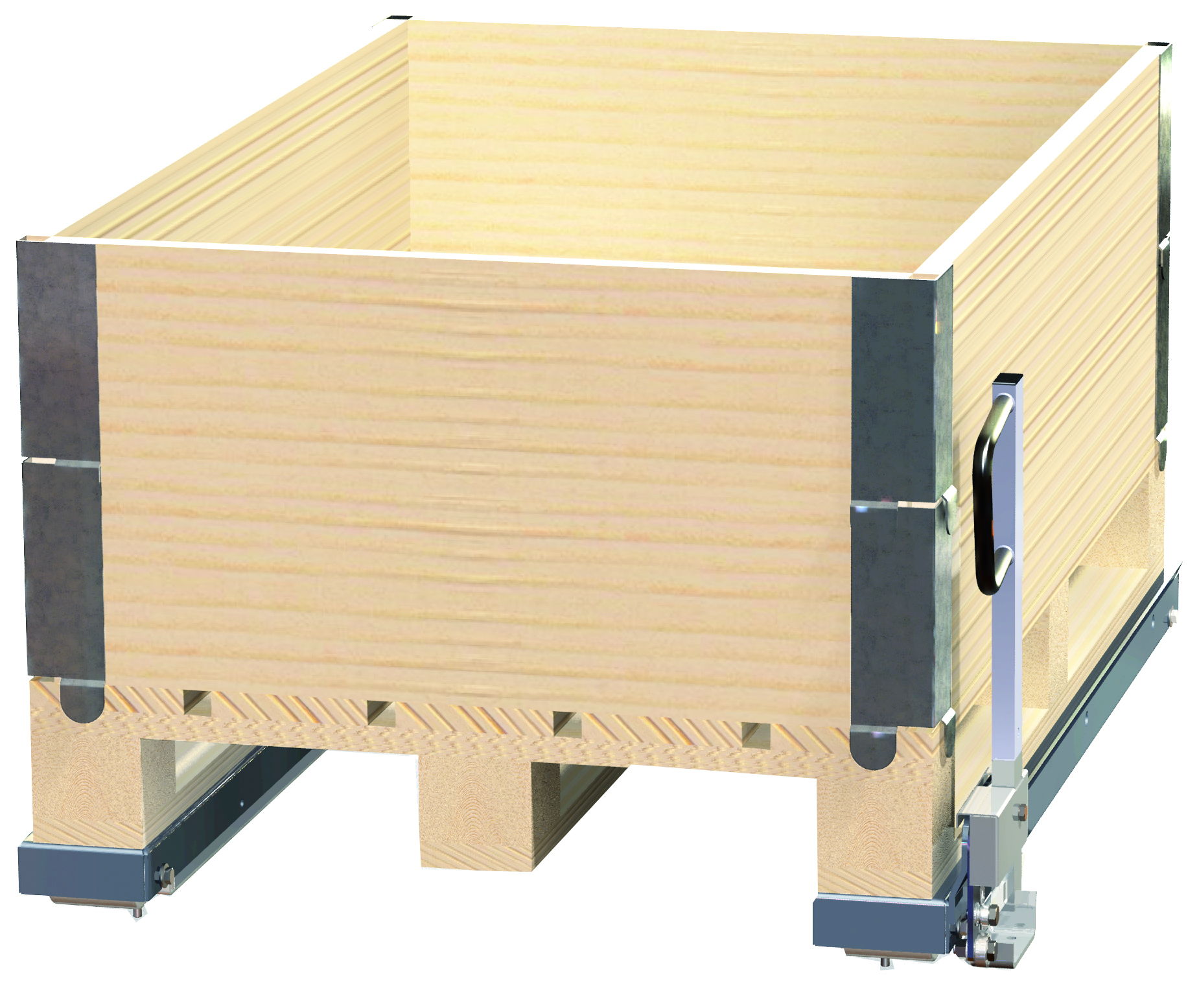 Easy action handle h=500 mm  for floor-mounted pull-out unit